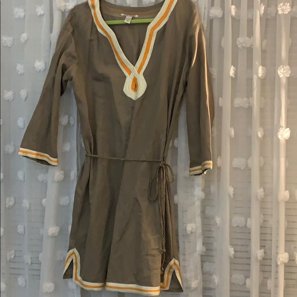 Lucky Brand Linen/cotton dress size Large